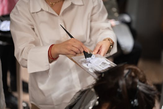 image of a business owner checking advertising materials