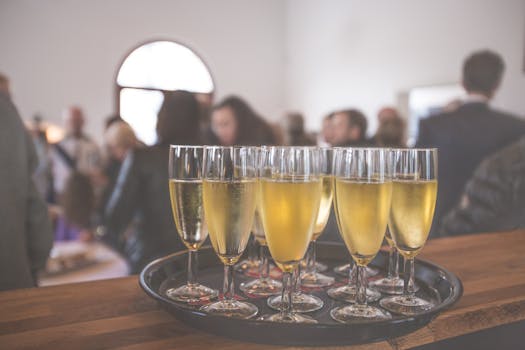 group of people networking at a local meet-up